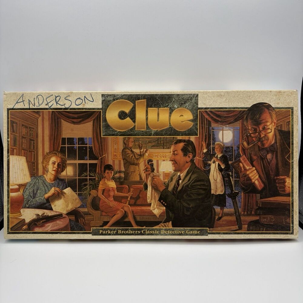 Vintage 1972 Clue Board Game By Parker Brothers COMPLETE